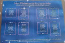 Carte et menu de Aux saveurs terre et mer à Sigean — Les plateaux de fruits de mer
