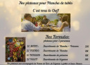 Menu Sud Fooding - Les planches