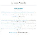 Menu Le Bistro d'Armando - Les menus Armando