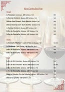 Menu Au Coeur de L'Asie - Les vins