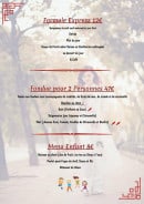 Menu Au Coeur de L'Asie - Les formules