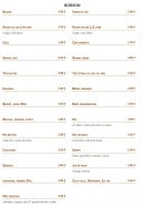 Menu Crêperie Bretonne - Les boissons