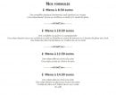 Menu Crêperie Bretonne - Les formules