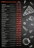 Menu L'instant pizza - Les pizzas base tomate