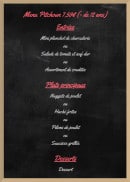 Menu Le Flassian - Le menu enfant