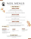 Carte et menu de Restaurant Trésors de Campagne à Villarzel du Razes — Les menus