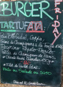 Menu Bar du Vigneron - Les burgers