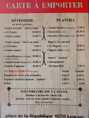 Carte et menu de La Petite Rôtisserie à Leucate — A emporter