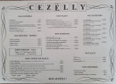 Menu Le Cezelly - Menu