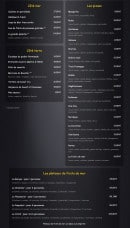 Carte et menu de Les Voiliers à Port Leucate — Les côté mer, terre, pizzas,...