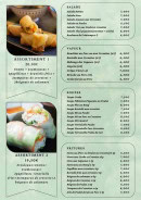 Carte et menu de Restaurant Nénuphar à Castelnaudary — Les salades, plats à vapeur, soupes...