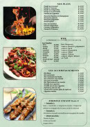 Carte et menu de Restaurant Nénuphar à Castelnaudary — Les plats, wok, accompagnements et menu enfant