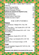 Carte et menu de La Cranquette à Gruissan — Les vins et tapas