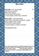 Carte et menu de La Cranquette à Gruissan — Le menu enfant