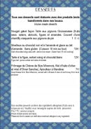Carte et menu de La Cranquette à Gruissan — Les desserts