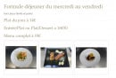 Carte et menu de Poisson d'avril à Gruissan — Les formules dejeuner