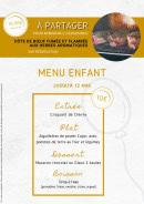 Menu Le Grenache - Le menu enfant