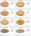 Menu Boulangerie Galzin - Les pizzas page 2