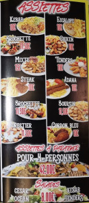 Menu O'Grill Family - Les assiettes