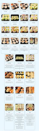 Carte et menu de Sushi vietasia à Saint Georges de Luzencon — Poulet