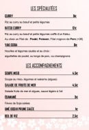 Carte et menu de Bento Kanoya à Villefranche de Rouergue — Les spécialités et les accompagnements