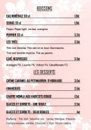 Carte et menu de Bento Kanoya à Villefranche de Rouergue — Les boissons et les desserts