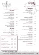 Menu L'aubrac - Les apéritifs