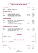 Menu Le Relais de Laguiole - Les vins suite