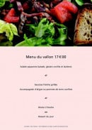 Menu L'endroit - Le menu à 17€