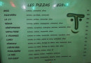 Menu La Table de Tonton - Les pizzas