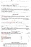 Menu Sarah conte le fromage - Les vins et bières