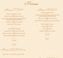 Menu Le Clos Normand - Les menus