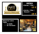 Carte et menu de Brasserie de l'hôtel de ville à Saint Affrique — Un exemple de menu