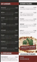 Menu Prim pizza - Pizzas suite