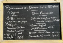 Menu Le Buron de la Sistre - L'ardoise