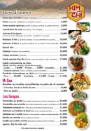 Menu Kim Chi - Les hors d'œuvres