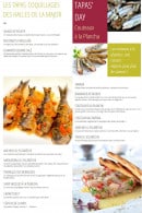 Carte et menu de Coquillages des Halles de la Major à Marseille 2 — Les tapas