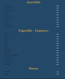 Carte et menu de Entre Terre et Mer à Marseille 2 — Les apéritifs, digestifs et bières, ...