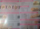 Menu La loge - Les plats ,sandwichs et  paninis