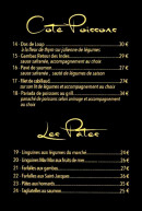 Menu La Perle - Les poissons et pates