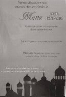 Menu Osha thaï - Menu