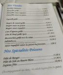 Carte et menu de Restaurant Pizzeria Le Joli Port à Marseille 2 — Les viandes et spécialités poissons
