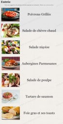 Menu Chez Vincent - Les entrées