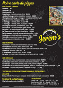 Menu Jerem's - Les pizzas