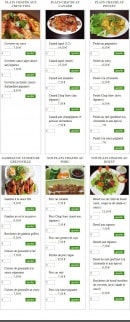 Menu chezviet.fr - les plats