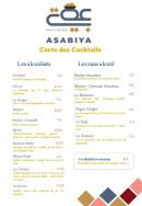 Menu Asabiya - Carte des cocktails