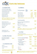 Menu Asabiya - Carte des boissons