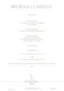 Menu Le Petit Nice - Ma Bouille-Abaisse