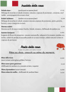 Menu Casa Tibika - Les salades et pates