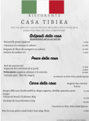 Menu Casa Tibika - Les poissons, viandes, ...